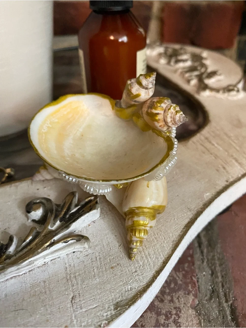 Seashell Ring Holder